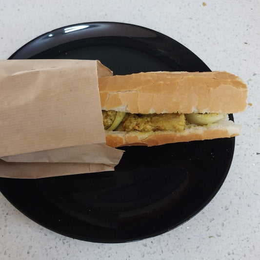 Baguette vindaye de poisson