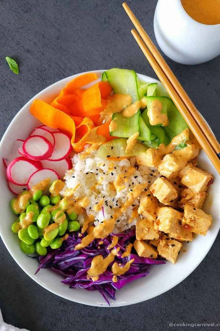 Poke bowl vegetarien