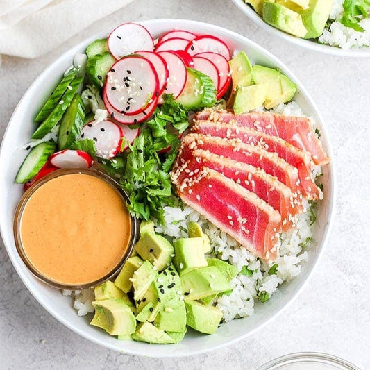 Poke bowl au saumon